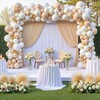 White Ceiling Drapes for Weddings and Parties – Polyester Backdrop