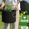 PHYEX 12-Pack 7 Gallon Grow Bags, Heavy Duty Fabric Pots