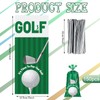 Jetec 100 Pcs Golf Party Candy Favor Bags Golf Cellophane