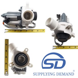 Supplying Demand WH23X24178 WH23X28418 WH23X27574 Front Load Clothes Washer Drain Pump Assembly Replacement