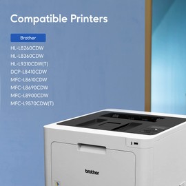 GOTOBY Compatible Toner Cartridge Replacement for Brother TN436 TN 436 TN436BK TN433 TN431for Brother HL-L8360CDW HL-L8260CDW MFC-L8900CDW MFC-L8690CDW Printer (Cyan, Yellow, Magenta, Black, 4 Pack)