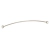 Moen Brushed Nickel 72-inch Permanent Mount Adjustable Curved Shower Rod,
