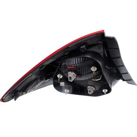 For 2013 2014 2015 Honda Civic Tail Light Driver and Passenger Side CAPA Certified Bulbs Included HO2804102 + HO2805102 | 33550-TR0-A51for Sedan