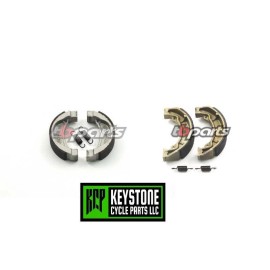 TB Parts Kawasaki KLX 110 KLX110 Front & Rear Brake Shoe Sets DRZ 110 TB Parts TBW0850