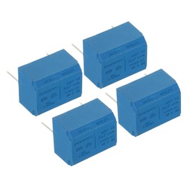 PATIKIL Induction Cooker Capacitor, 4 Pack 8uF AC 275V High Voltage Insulation Resistance Capacitor for Induction Cooker, Blue