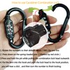 MyyYiTar Large 3 Inch Carabiner with Built-in 3-Digit Combination Lock