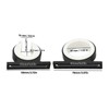 2 Pcs Fishing Rod Holder Horizontal Vertical Aluminium Boat Mounted