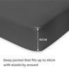 LINENOVA King Single Fitted Sheet Set – 2-Piece Ultra Soft