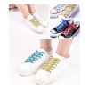 Agujetas Planas Glitter Cordones Zapato Tenis Brillo 5 Pares