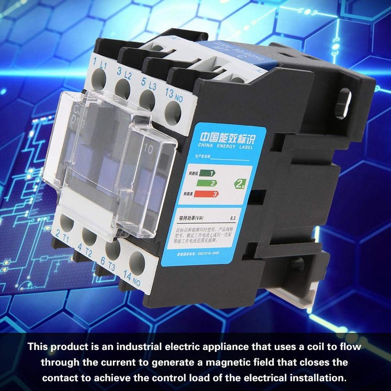 AC Electric Contactor CJX2-1210 Industrial Contactor with High Sensitivity 220V