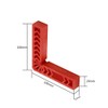 Sourcemall L-Shaped Right Angle Ruler, Corner Clamp Fixed, Reinforced Plastic,