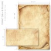 Letter Paper Set, 40 Pieces Old Paper, Antique & History,
