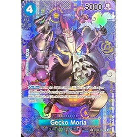 One Piece Gecko Moria Full Art SP STO3-004 Trading Card, Mint