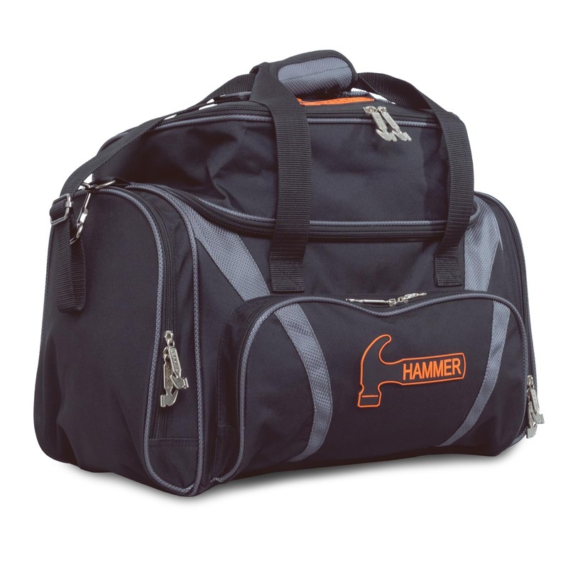 Hammer Premium Deluxe Double Tote Bowling Bag - Grey