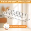 Hat Racks for Baseball Caps，Hat Organizer for Baseball Caps for