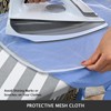 SheeChung 49"x15" Ironing Board Cover and Pad - with Elasticized