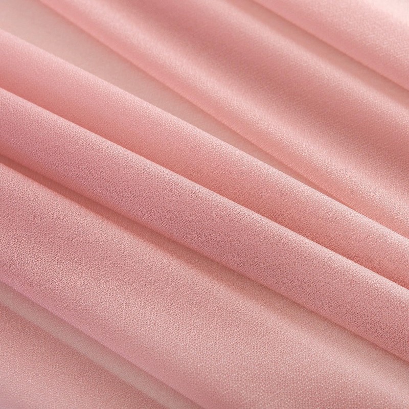AOKSUNOVA Pink Table Runner Chiffon Wedding Table Runner for Table