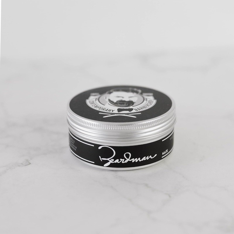 BEARDMAN - Pomada Matte, Peinado definido, Cera para Peinar Cabello