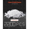 Tile Leveling System Clips 2200PCS 1/16" 1.5mm Floor Wall Spacer