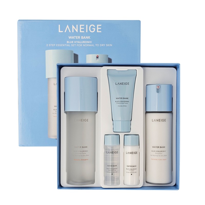 Laneige Water Bank Blue Hyaluronic Basic 2-Piece Set / For