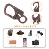 [Ahiller] 8cm Carabiner Keychain Clip - Sturdy Alloy Double Locking