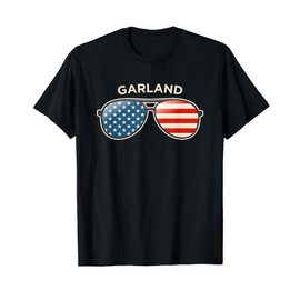 Garland, TN Vintage US Flag Sunglasses T-Shirt