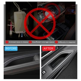 CDEFG Peugeot 3008 5008 GT 2016-2023 Car Door Storage Box (Pack of 2) - Black