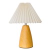Table Lamp Pleated 3 Color Remote Control Dimmable Bedroom Bedside