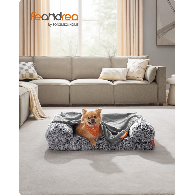 Feandrea Pet Blankets, 3-Pack Dog Blankets Washable, S, 73 x