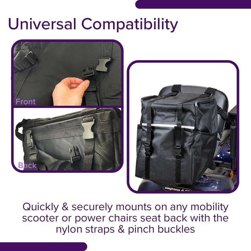 AlveyTech Extra Large Insulated Seat Back Bag Backpack - For