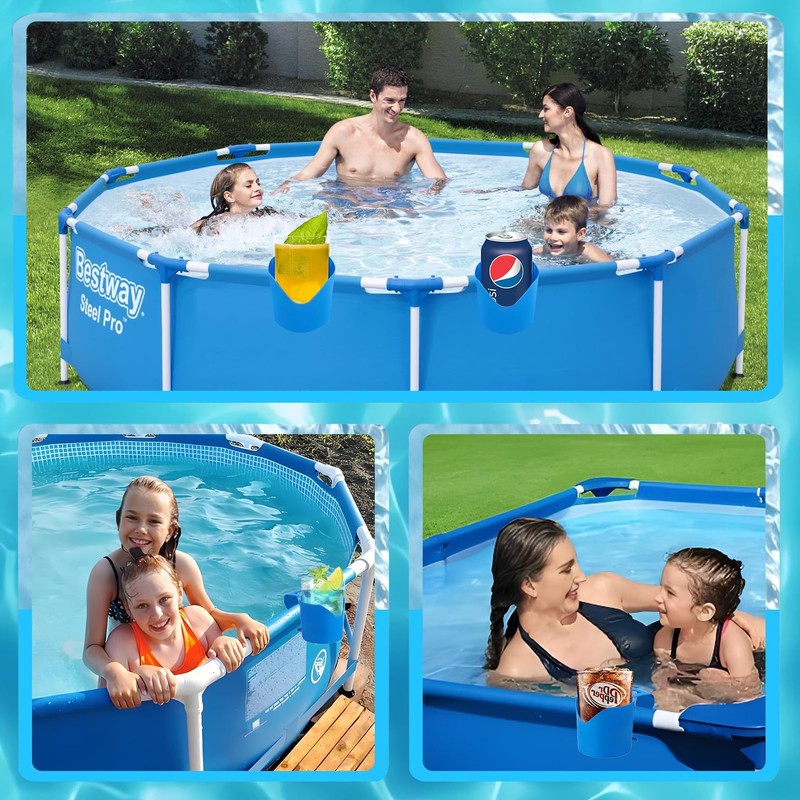 Pool Drink Holder, Inflatable Drink Holder, Floating Drink Holder, Multifunctional