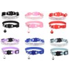 Avenpets Soft Velvet Safe Cat Collar Bling Crystal Cat Collar