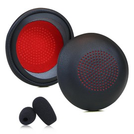 SINOWO Voyager Focus UC Earpads-Replacement Ear Cushion Cover Compatible with Poly Voyager Focus UC, Voyager Focus 2 UC,Plantronics Voyager Focus UC B825 Binaural, BlackWire 5220 5210 7225 Headset