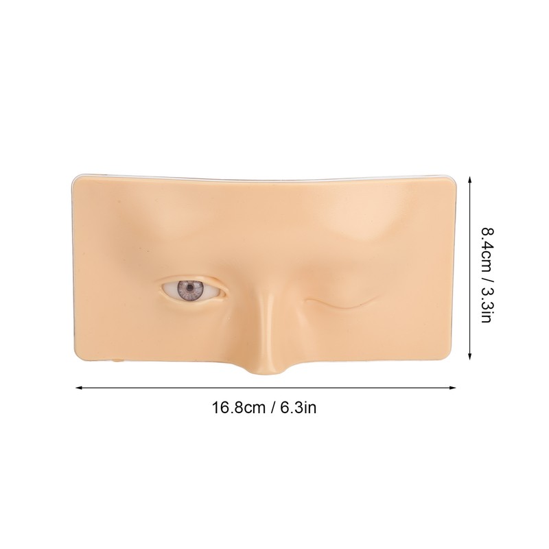 Makeup Practice Face Board 3D Silicone Reusable Makeup Mannequin Face