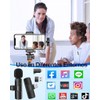 Bebeay 2 Pack Micrófono Inalámbrico para Celular-Negro