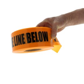 IDEAL Industries Non-Detectable Underground Tape Caution Buried Telephone Line Orange 3 in. x 1000 ft.