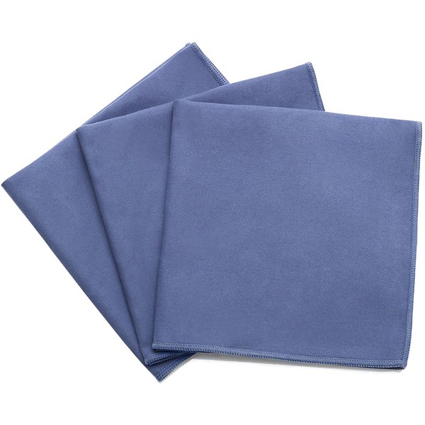 Fuller Brush Specialty Suede Microfiber Cloths - Restores Luster to Wood & Leather - Extra Large 16"x16" - 3 Pack
