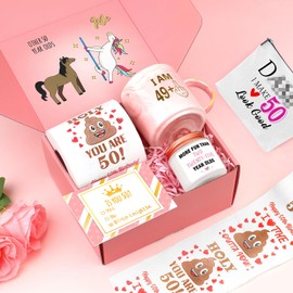 Pradnel 50th Birthday Gifts for Women Funny 50 Year Old Gifts for Women Cool Gifts for Women Turning 50 Birthday Gifts for Women 50th Birthday Gift Ideas for Women Happy 50th Birthday Decorations for Women