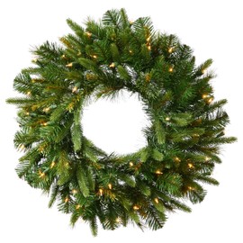Vickerman 24" Cashmere Wreath with 50 Warm White LED lights