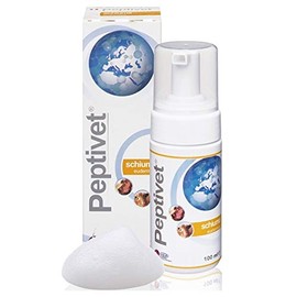 Kirikan Yoko Peptivet Foam Solution for Dogs and Cats, 3.4 fl oz (100 ml)
