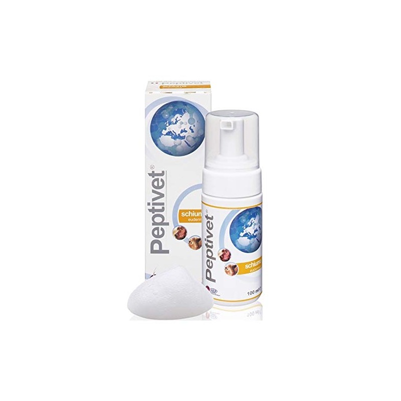 Kirikan Yoko Peptivet Foam Solution for Dogs and Cats, 3.4