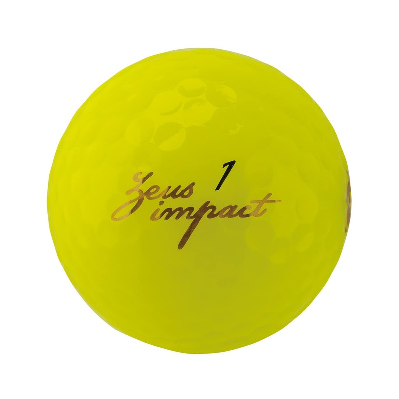 Kasco Golf Ball Zeus Impact 3 Yellow
