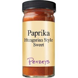 Hungarian Style Sweet Paprika By Penzeys Spices 2.4 oz 1/2 cup jar (Pack of 1)