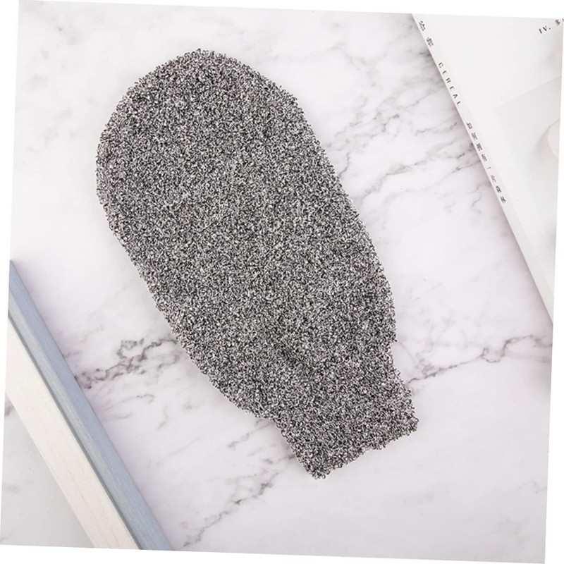 Voarge Back Scrubber, Back Brush Shower with Exfoliating Gloves, Bamboo