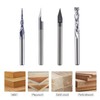 SpeTool Set of 4 1/8 Inch (3.175 mm) Shank Solid
