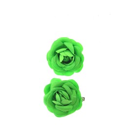 Zac's Alter Ego Pair of Rose Flowers on Concord Clip