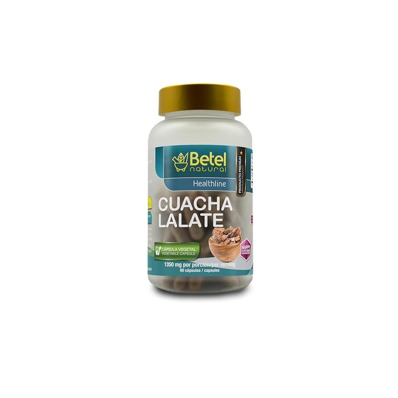 Betel Natural Premium Cuachalalate Capsulas de 1350 mg | Soporte