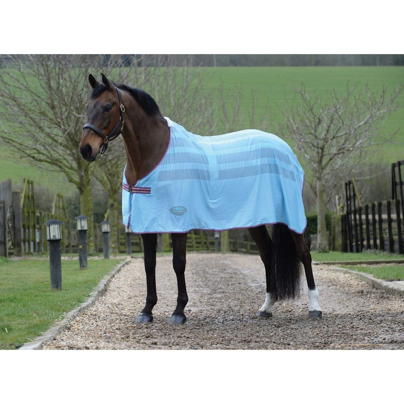 Weatherbeeta Scrim Cooler Standard Neck Rug (4 ft 3) (Navy/Red/White)