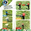 Push-to-Connect Drip Irrigation System Adjustable Irrigation System for Garden Raised