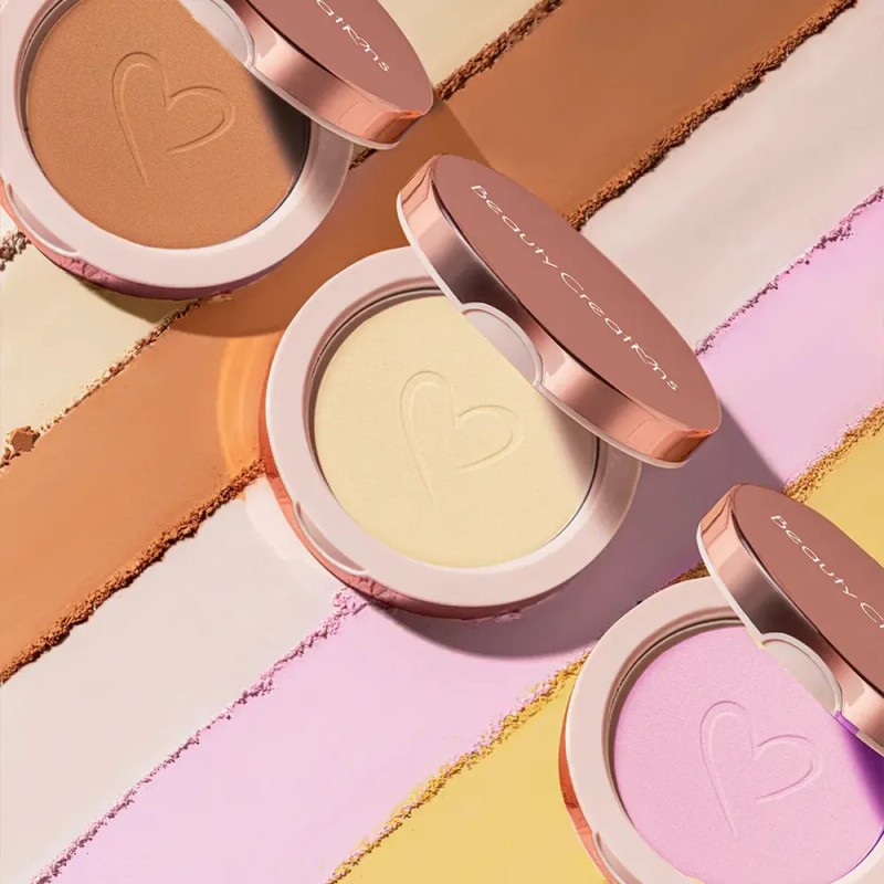Polvo Compacto Fijador Pretty Pressed Beauty Creations Tono 01 Sheer
